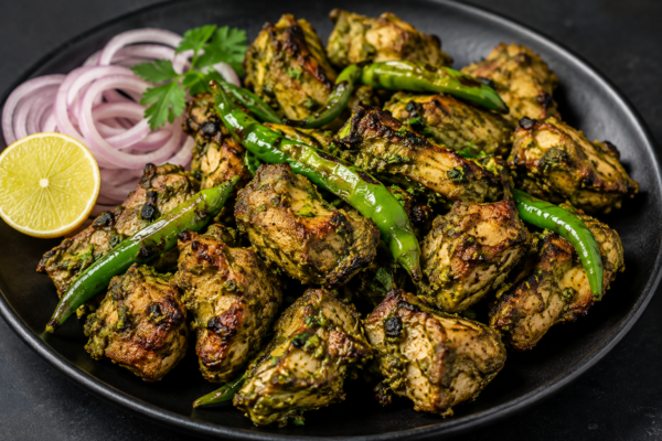Pachi Mirchi Kodi Kabab